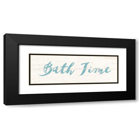 Restful Bath 1 Black Modern Wood Framed Art Print with Double Matting by Vidal, Alicia