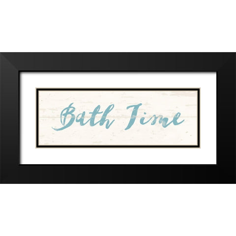 Restful Bath 1 Black Modern Wood Framed Art Print with Double Matting by Vidal, Alicia