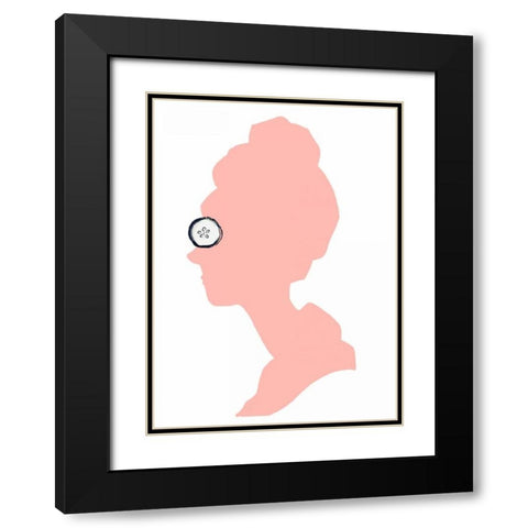 Spa Profile Black Modern Wood Framed Art Print with Double Matting by Zyburt, Alicia