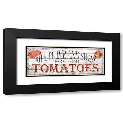 Farm Fresh Vegetables 2 Black Modern Wood Framed Art Print with Double Matting by Bailey, Ann