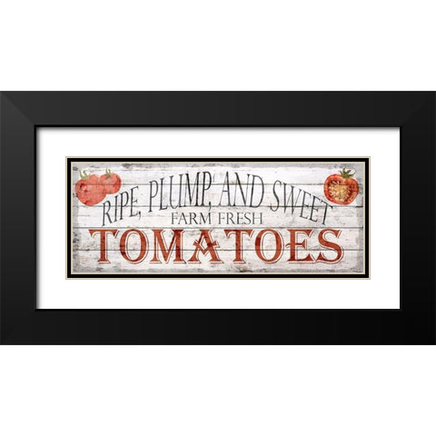 Farm Fresh Vegetables 2 Black Modern Wood Framed Art Print with Double Matting by Bailey, Ann