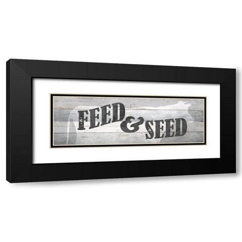 Feed and Seed Black Modern Wood Framed Art Print with Double Matting by Bailey, Ann