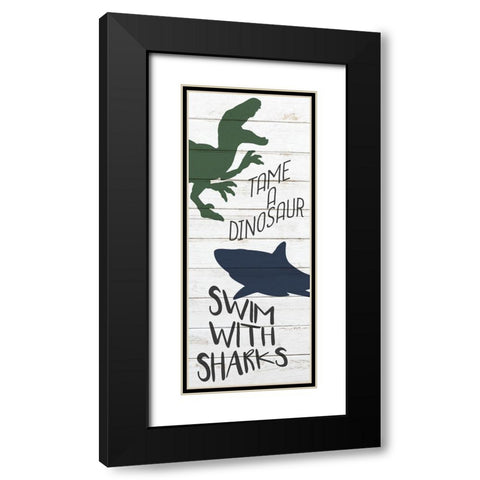 To Do 1 Black Modern Wood Framed Art Print with Double Matting by Bailey, Ann