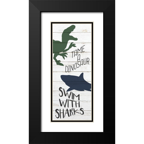 To Do 1 Black Modern Wood Framed Art Print with Double Matting by Bailey, Ann