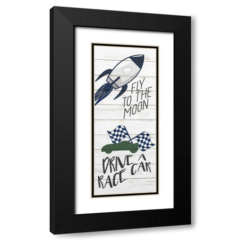 To Do 2 Black Modern Wood Framed Art Print with Double Matting by Bailey, Ann