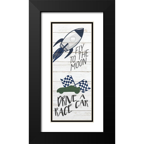 To Do 2 Black Modern Wood Framed Art Print with Double Matting by Bailey, Ann