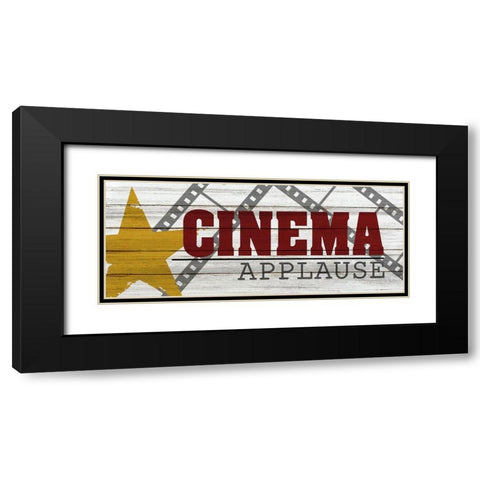 Cinema Black Modern Wood Framed Art Print with Double Matting by Bailey, Ann