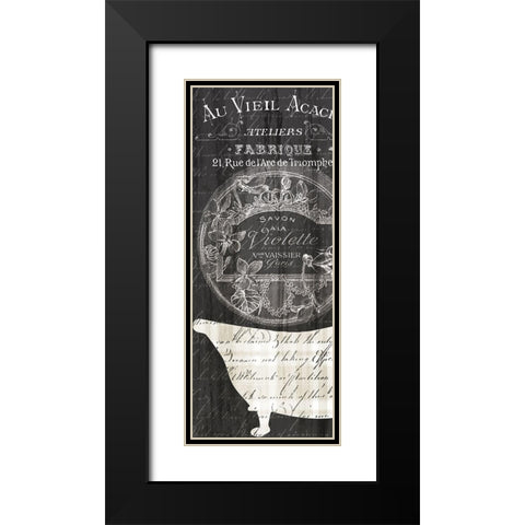 Fabrique 1 Black Modern Wood Framed Art Print with Double Matting by Bailey, Ann