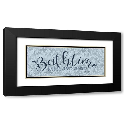 Bathtime Black Modern Wood Framed Art Print with Double Matting by Bailey, Ann