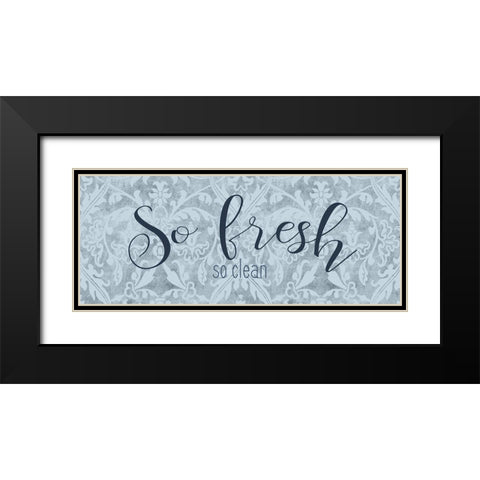 So Fresh Black Modern Wood Framed Art Print with Double Matting by Bailey, Ann