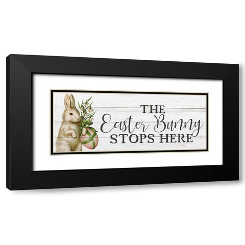 Vintage Easter 9 Black Modern Wood Framed Art Print with Double Matting by Bailey, Ann