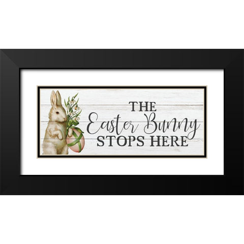 Vintage Easter 9 Black Modern Wood Framed Art Print with Double Matting by Bailey, Ann