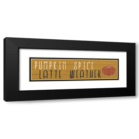 Latte Weather Black Modern Wood Framed Art Print with Double Matting by Bailey, Ann