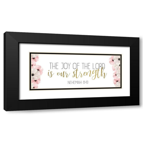 The Joy Black Modern Wood Framed Art Print with Double Matting by Bailey, Ann