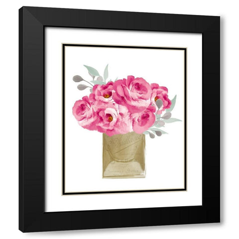 Blossom Perfume 2 Black Modern Wood Framed Art Print with Double Matting by Bailey, Ann