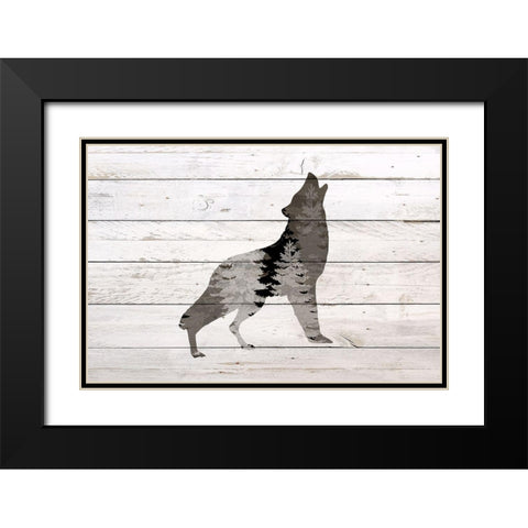 Into the Forest 4 Black Modern Wood Framed Art Print with Double Matting by Bailey, Ann