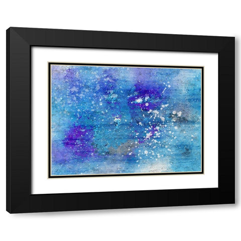 Purple Hue Black Modern Wood Framed Art Print with Double Matting by Bailey, Ann