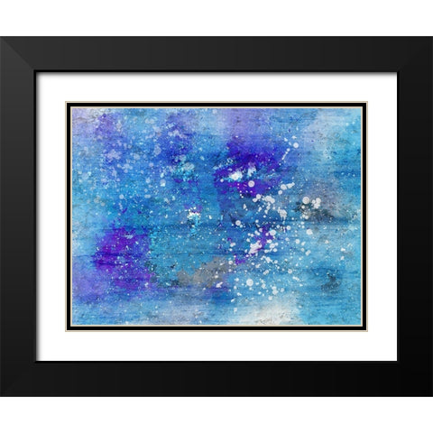 Purple Hue Black Modern Wood Framed Art Print with Double Matting by Bailey, Ann