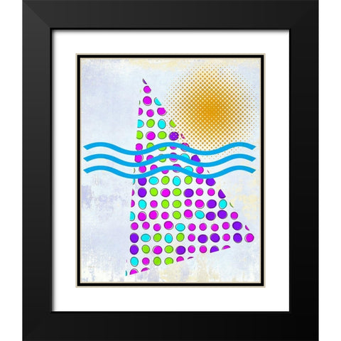 Sunny Day 1 Black Modern Wood Framed Art Print with Double Matting by Bailey, Ann