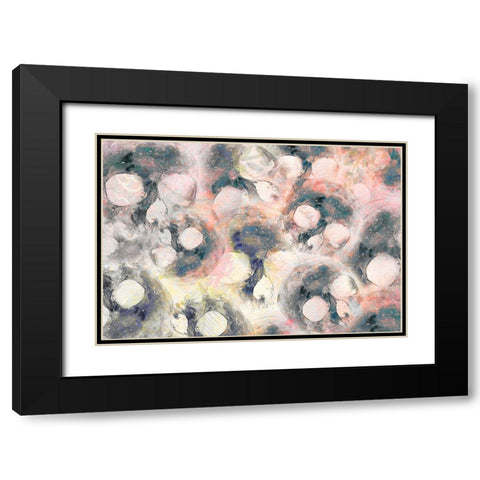 Watercolor Skulls Black Modern Wood Framed Art Print with Double Matting by Bailey, Ann