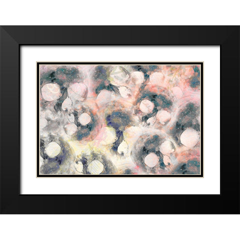 Watercolor Skulls Black Modern Wood Framed Art Print with Double Matting by Bailey, Ann