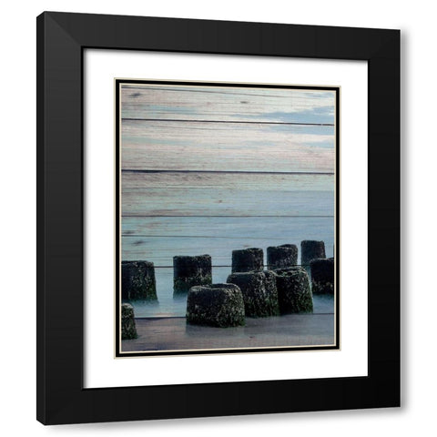 Endless Sea 1 Black Modern Wood Framed Art Print with Double Matting by Bailey, Ann