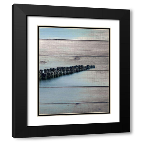 Endless Sea 3 Black Modern Wood Framed Art Print with Double Matting by Bailey, Ann