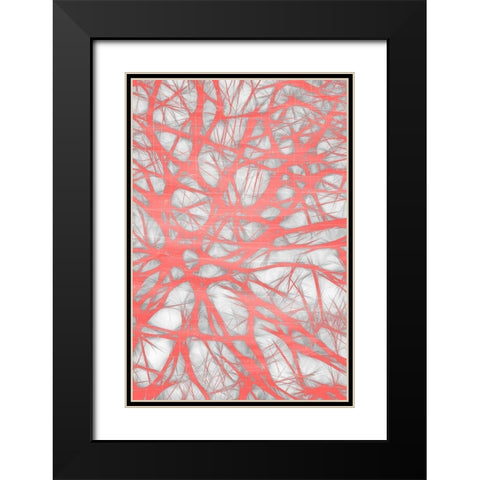 Nerves 2 Black Modern Wood Framed Art Print with Double Matting by Bailey, Ann