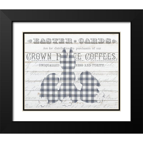 Vintage Easter 8 Black Modern Wood Framed Art Print with Double Matting by Bailey, Ann