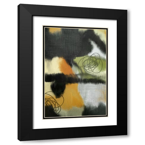 Motion Black Modern Wood Framed Art Print with Double Matting by Bailey, Ann