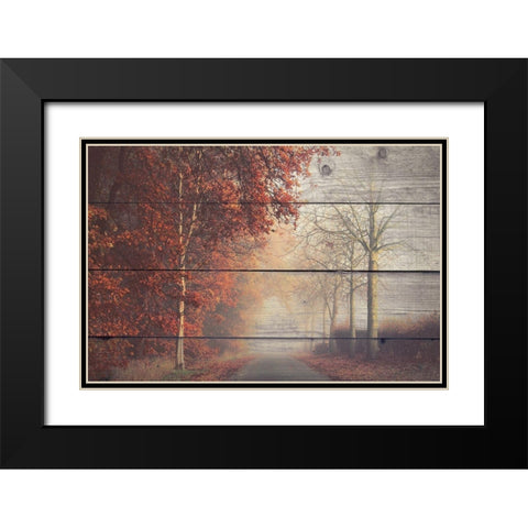 A Journey Black Modern Wood Framed Art Print with Double Matting by Bailey, Ann