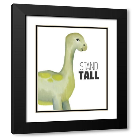 Stand Tall 1 Black Modern Wood Framed Art Print with Double Matting by Bailey, Ann