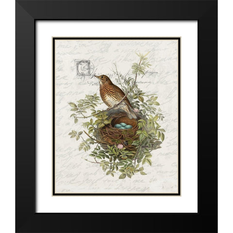Nesting 2 Black Modern Wood Framed Art Print with Double Matting by Bailey, Ann
