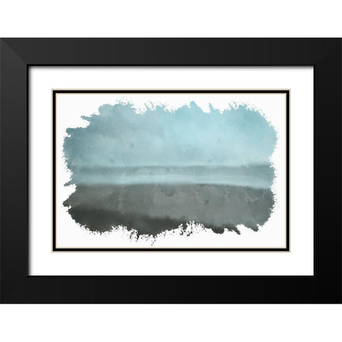Dusky Beach Black Modern Wood Framed Art Print with Double Matting by Bailey, Ann