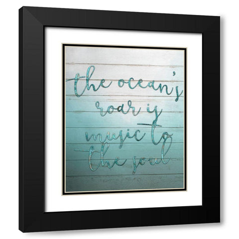 From the Sea 3 Black Modern Wood Framed Art Print with Double Matting by Bailey, Ann