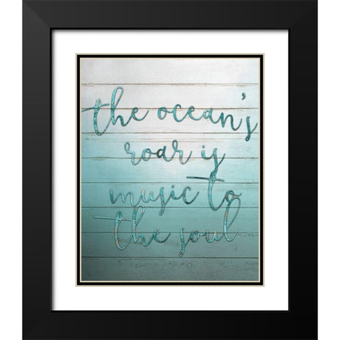 From the Sea 3 Black Modern Wood Framed Art Print with Double Matting by Bailey, Ann