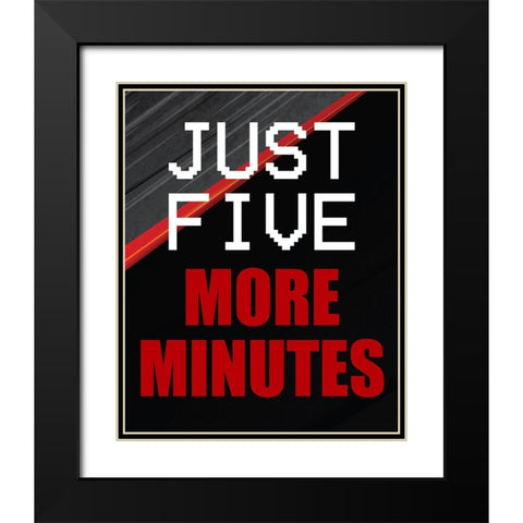 Gamer 1 Black Modern Wood Framed Art Print with Double Matting by Bailey, Ann