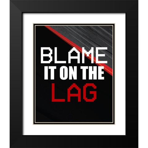 Gamer 3 Black Modern Wood Framed Art Print with Double Matting by Bailey, Ann