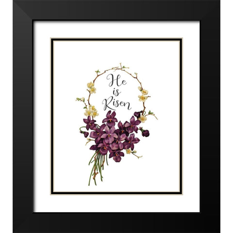 Happy Easter 2 Black Modern Wood Framed Art Print with Double Matting by Bailey, Ann