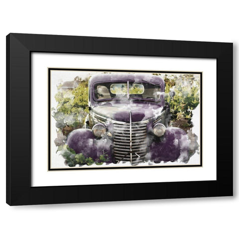 In the Field Black Modern Wood Framed Art Print with Double Matting by Bailey, Ann