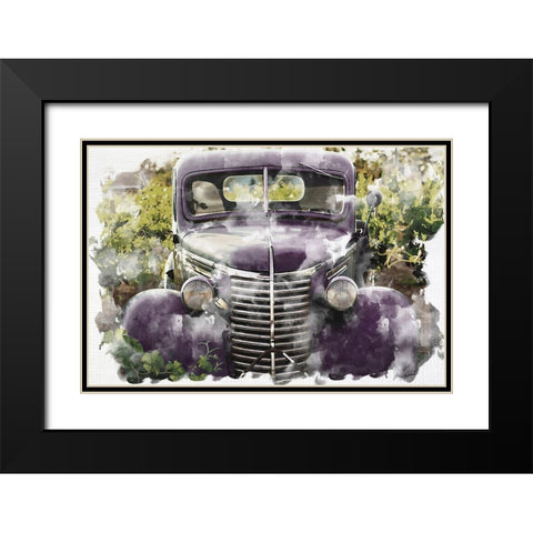 In the Field Black Modern Wood Framed Art Print with Double Matting by Bailey, Ann