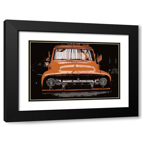 Oldtimer Black Modern Wood Framed Art Print with Double Matting by Bailey, Ann