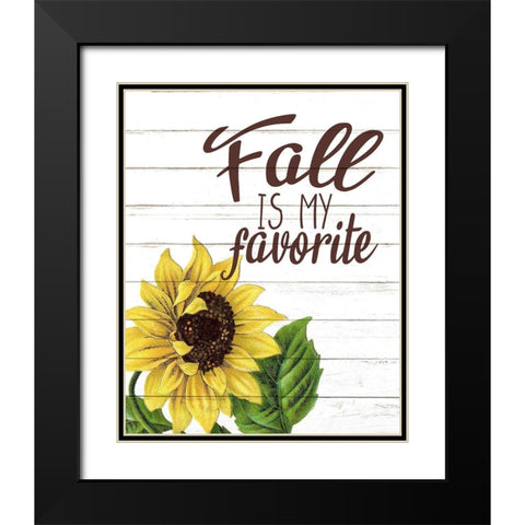 Fall Is Black Modern Wood Framed Art Print with Double Matting by Bailey, Ann