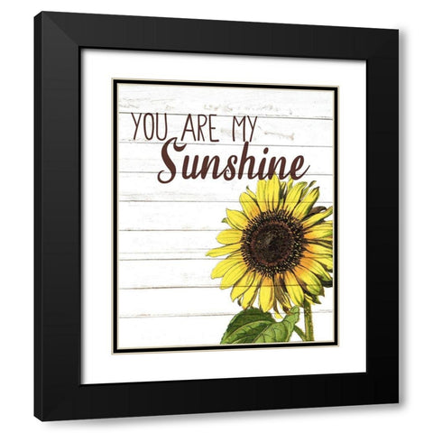 You Are Black Modern Wood Framed Art Print with Double Matting by Bailey, Ann