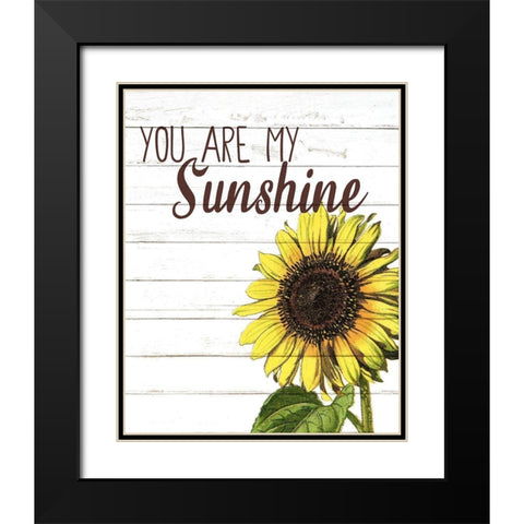 You Are Black Modern Wood Framed Art Print with Double Matting by Bailey, Ann