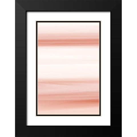 Ombre Black Modern Wood Framed Art Print with Double Matting by Bailey, Ann