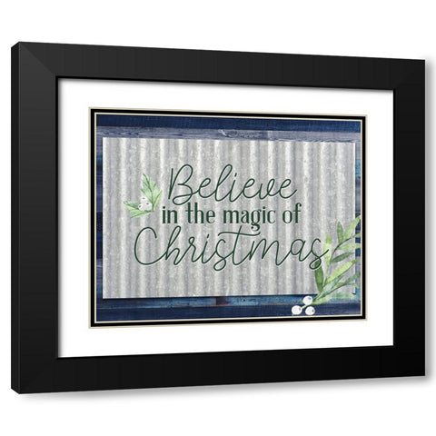 Magic Of Black Modern Wood Framed Art Print with Double Matting by Bailey, Ann