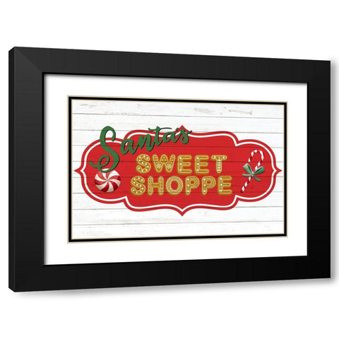Sweet Shoppe Black Modern Wood Framed Art Print with Double Matting by Bailey, Ann