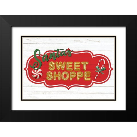 Sweet Shoppe Black Modern Wood Framed Art Print with Double Matting by Bailey, Ann