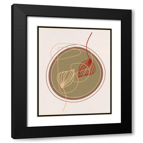 Rock 2 Black Modern Wood Framed Art Print with Double Matting by Bailey, Ann